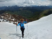 Resegone con neve di primavera da Brumano il 4 maggio 2014 - FOTOGALLERY